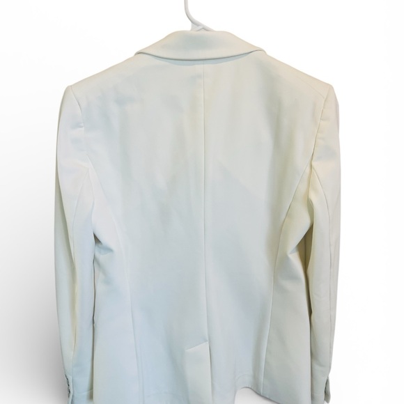 Veronica Beard Iconic Scuba Dickey Jacket Blazer Size 4 Single Breasted White - Picture 3 of 10